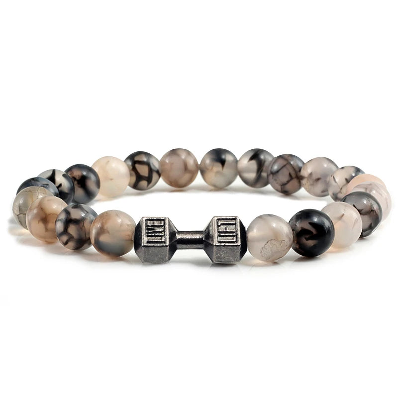 Iron Will Dumbbell Bracelet - Forged Wear