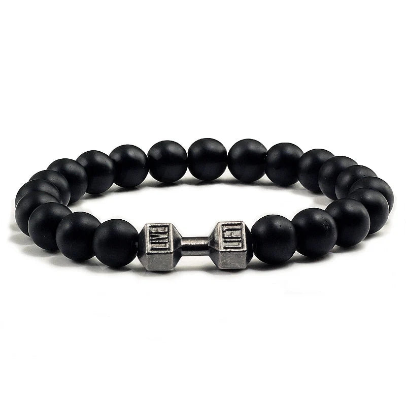 Iron Will Dumbbell Bracelet - Forged Wear