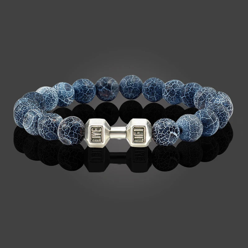 Iron Will Dumbbell Bracelet - Forged Wear