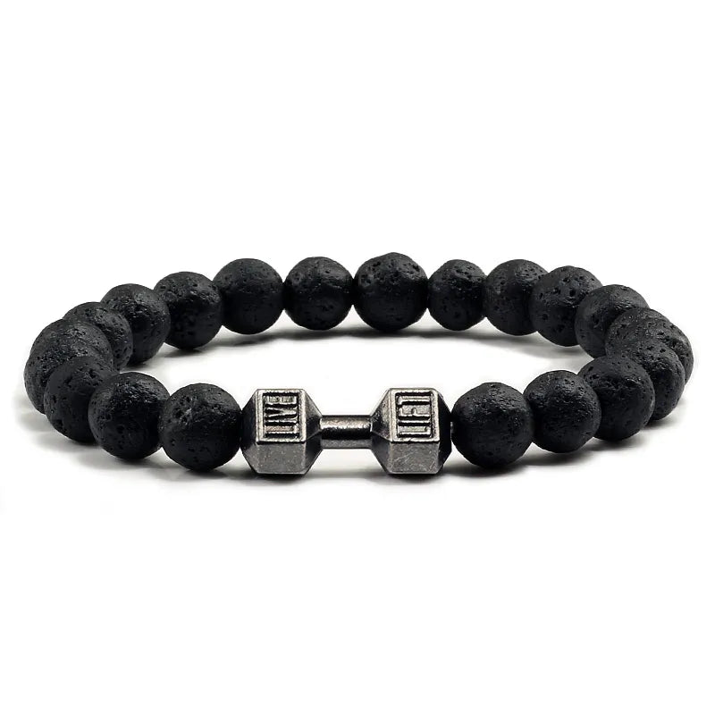 Iron Will Dumbbell Bracelet - Forged Wear