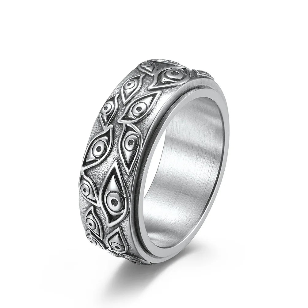 The Carved Eye of God Ring