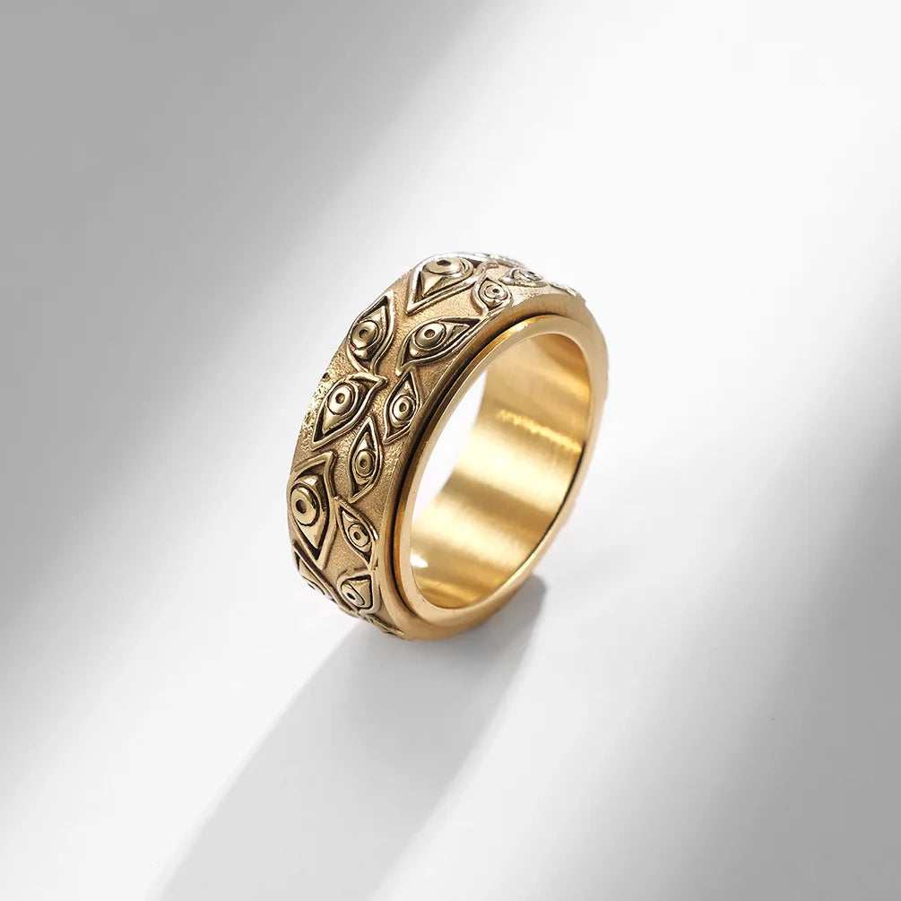 The Carved Eye of God Ring