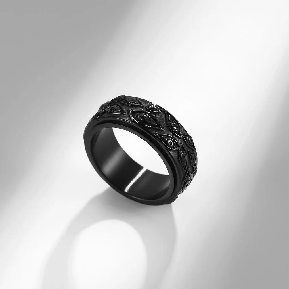 The Carved Eye of God Ring