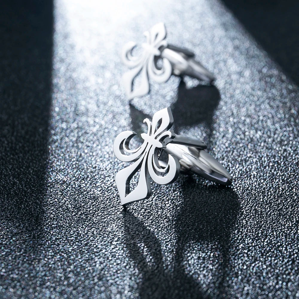 Fleur-de-Lis Crusader Cufflinks