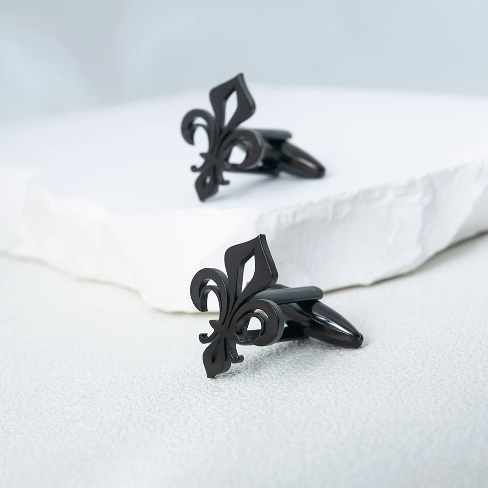 Fleur-de-Lis Crusader Cufflinks